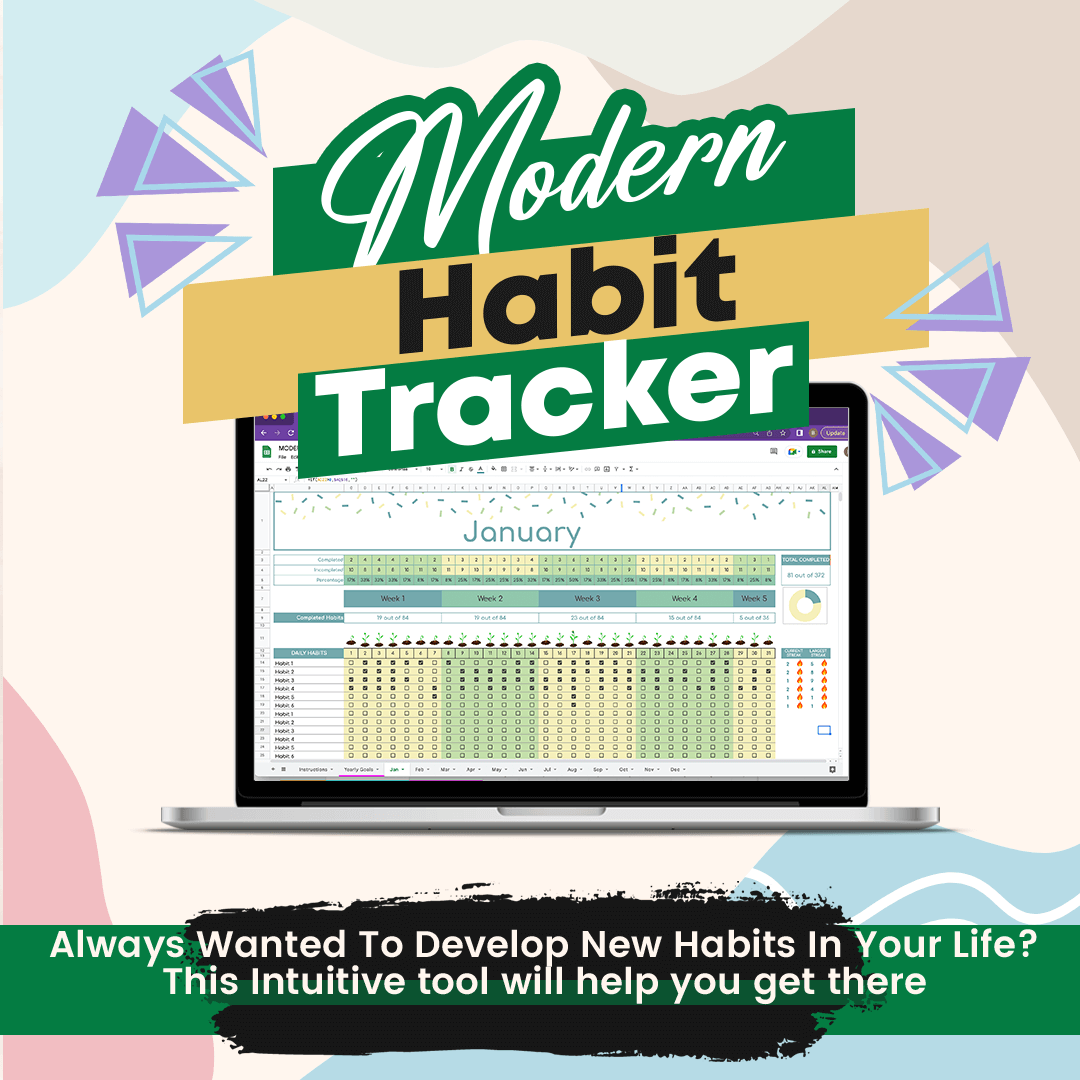 UPDATED! MODERN HABIT TRACKER | CREATE NEW HABITS | TRACK YOUR PROGRESS | STREAKS